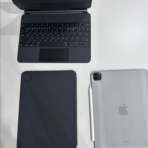 리퍼 새상품 아이패드 프로 11 4세대 M2 128GB 셀룰러 + 매직키보드 폴리오케이스