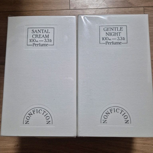 논픽션 상탈크림 젠틀나잇 퍼퓸 100ml 새상품 팝니다