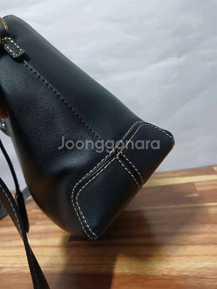 malo 말로 블랙 토트백 &크로스--1