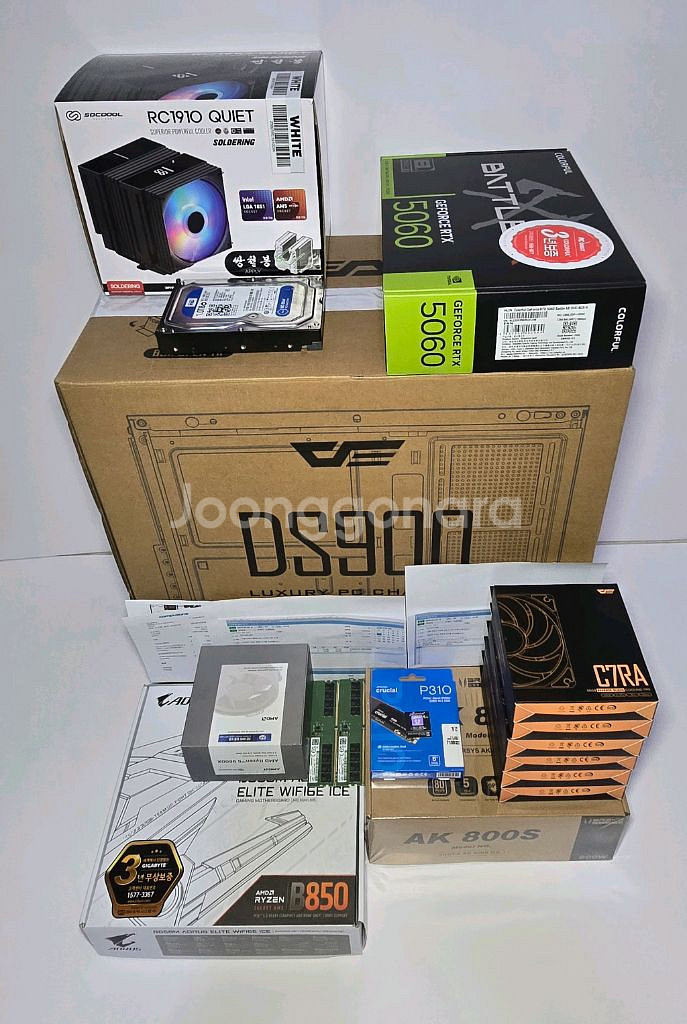 새제품 RTX5060 토마호크 AMD9600X 방송용 게이밍컴퓨터 본체--7