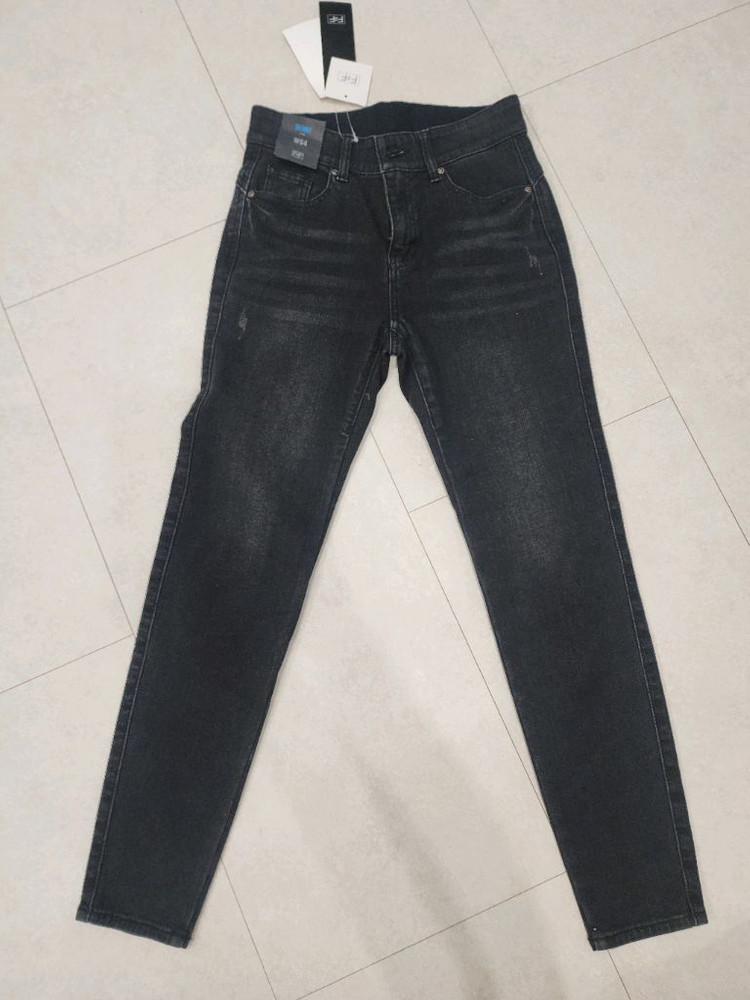 여성 기모바지겨울바지 블랙색상 따뜻한 기모 스키니진 블랙 여성 s사이즈 미착용 새상품 새것--8