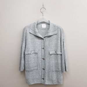 구호 2022 마소재 포켓디테일 루즈핏 가디건 XS사이즈