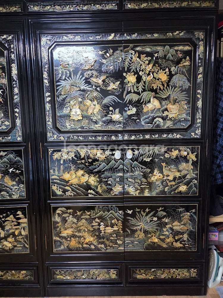 (고급 빈티지) 10자 자개농--1