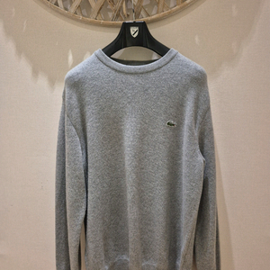 라코스테 남성 풀오버 멜란지그레이 니트 L