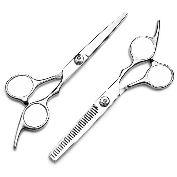 새 4개 세트 전문가용 미용 가위(가위 집 세트2번)--3
