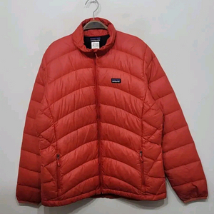 (XL) 파타고니아 거위털 패딩점퍼 주황 구스다운 자켓