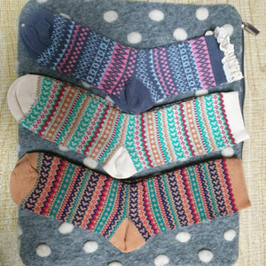 (새제품)겨울 울/니트양말 3족-3타입 택 1