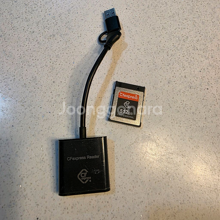 cf express type b 512기가 + 리더기--0