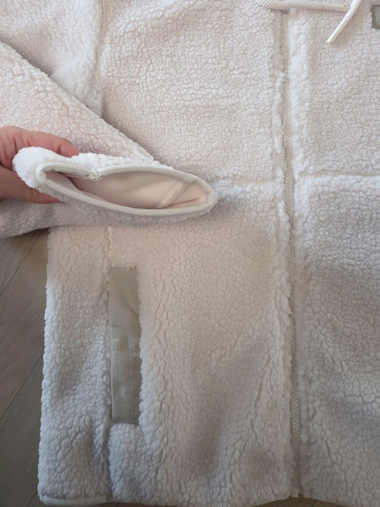 폴햄 뽀글이 후드집업 새상품--2