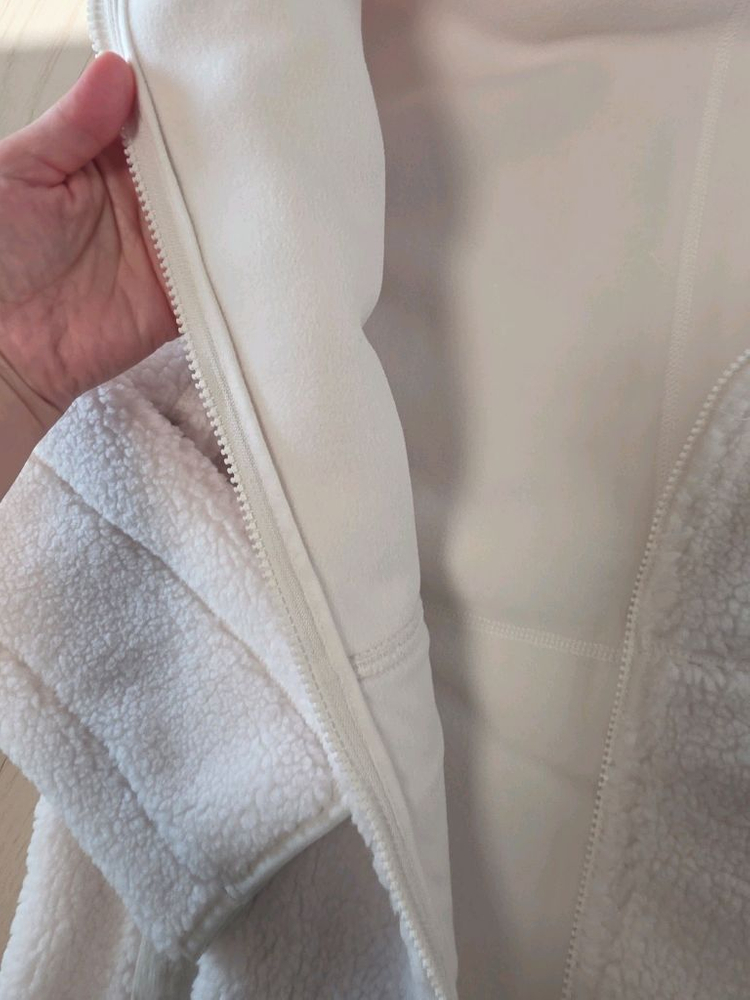 폴햄 뽀글이 후드집업 새상품--3