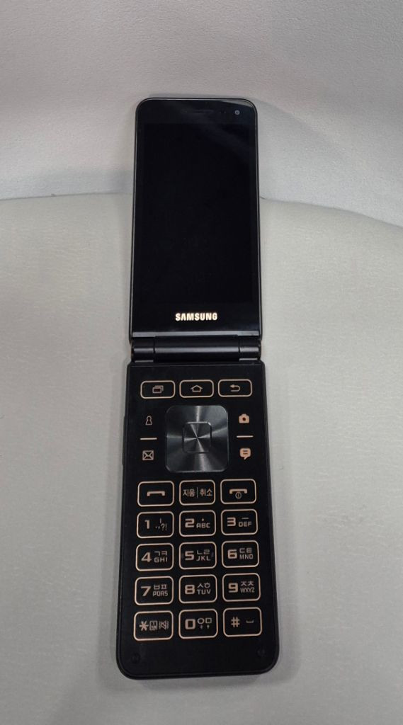 삼성 폴더폰 폴더2 초기필름 그대로 공부폰 효도폰--3