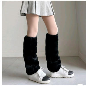 인조 밍크 레그 워머