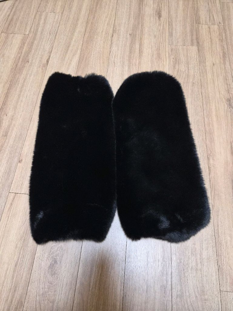 인조 밍크 레그 워머--1