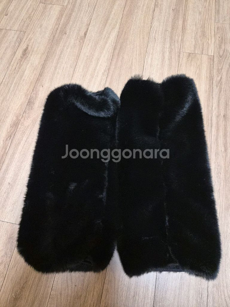 인조 밍크 레그 워머--2