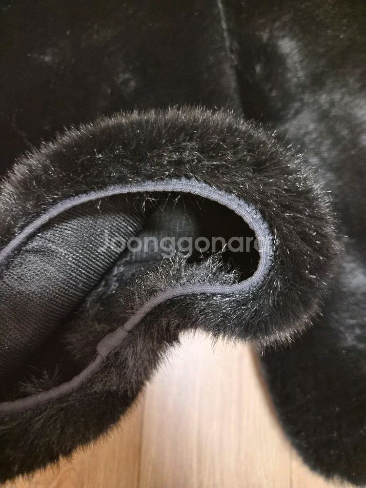 인조 밍크 레그 워머--3