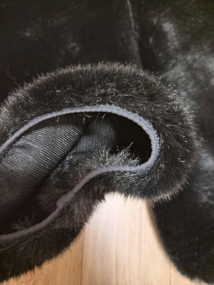 인조 밍크 레그 워머--3