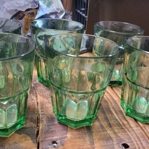 미사용/국산 유리잔 세트 9개 전부