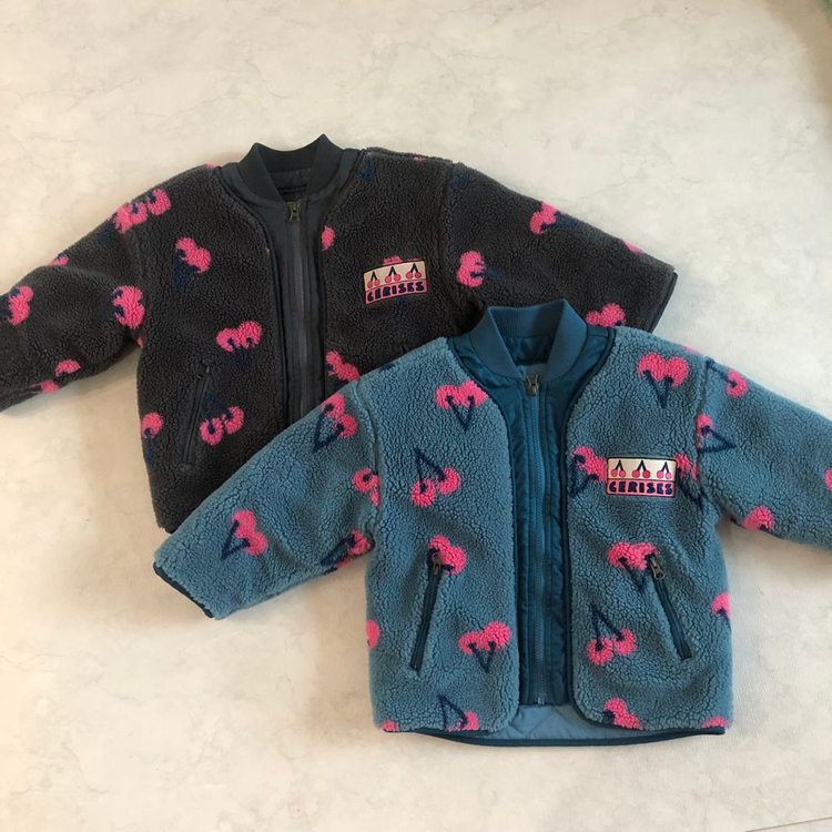 24년 리미떼두두 양털아우터점퍼 100 (쌍둥이가능)--1