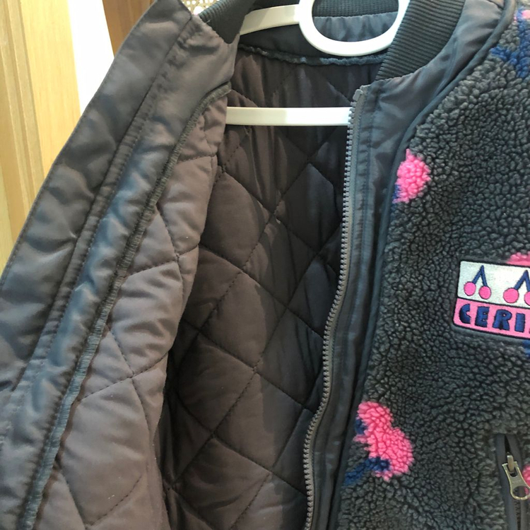 24년 리미떼두두 양털아우터점퍼 100 (쌍둥이가능)--4