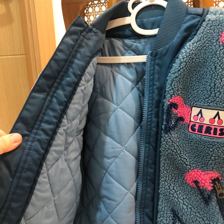 24년 리미떼두두 양털아우터점퍼 100 (쌍둥이가능)--8