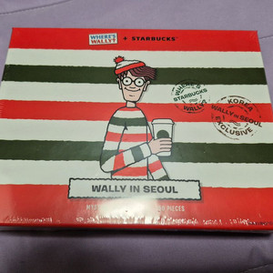 스타벅스 월리 인 서울 퍼즐 1박스 미개봉 한정판 프리퀀시