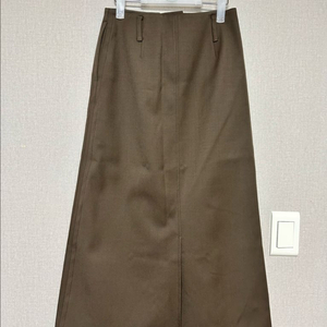 (가격 인하) MOHAN 모한 세미 A라인 울 스커트 브라운 S 사이즈 이미지