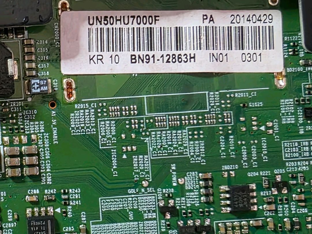 UN50HU7000F 메인보드 BN91-12863H--1