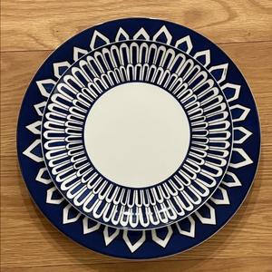 에르메스 그릇 블루다이아 디너 디저트 세트