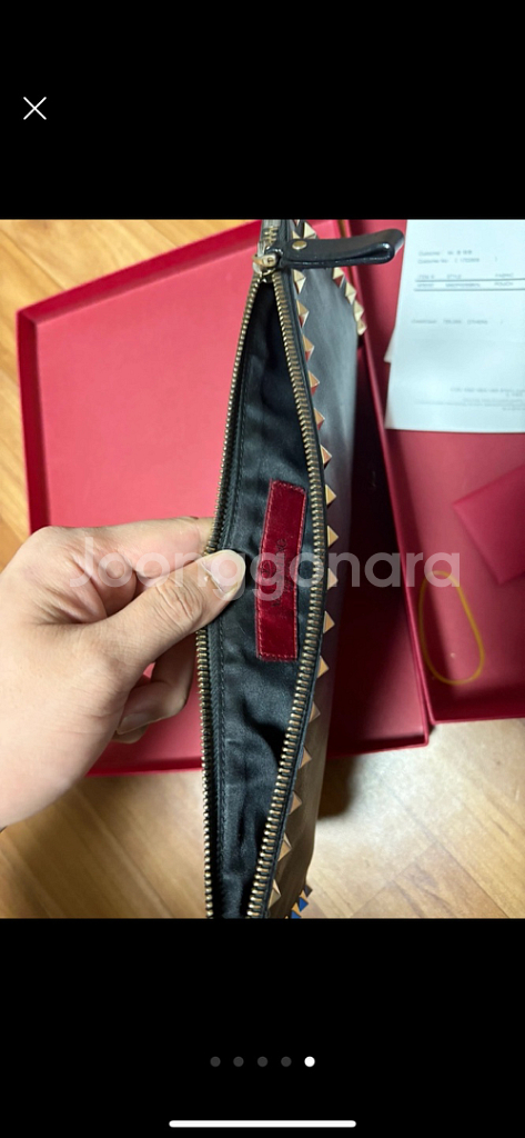 발렌티노 클러치 가방 정품!!--4