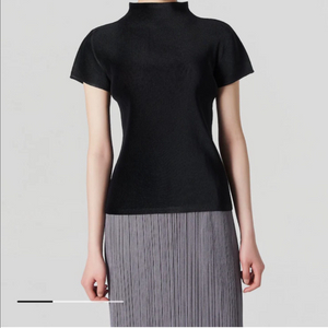 플리츠플리츠 베이직 미스트 반목 블랙 3사이즈 새상품