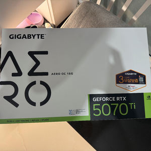 [새상품] RTX 5070Ti AERO