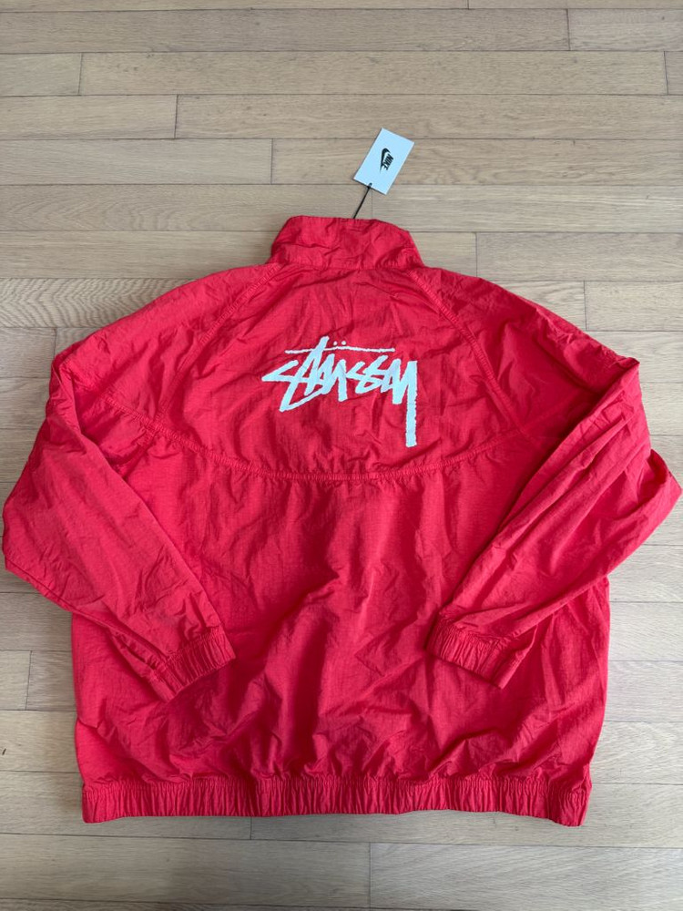 [XL] 나이키 x 스투시 나투시 윈드러너 자켓 하바네로 레드 이미지