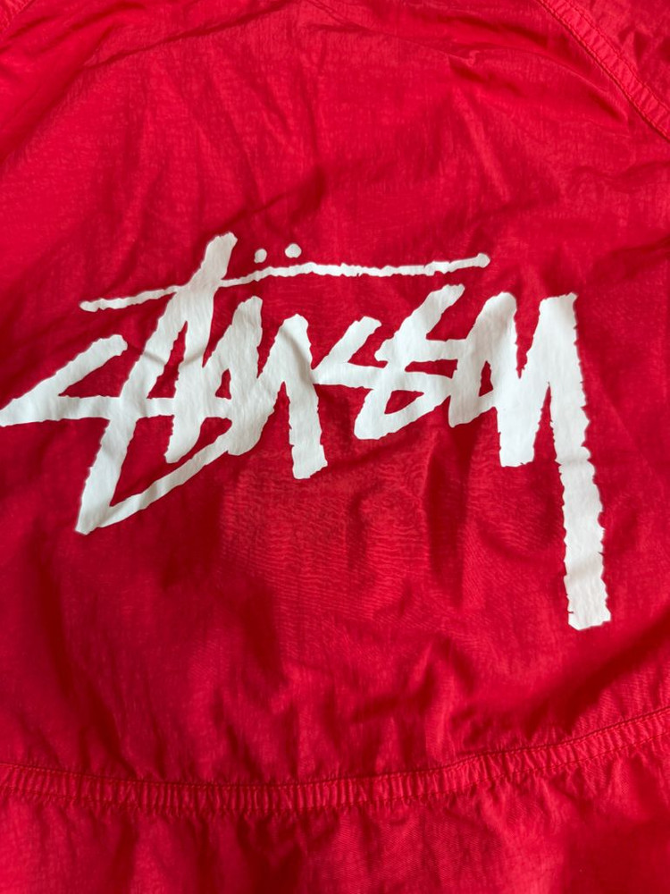 [XL] 나이키 x 스투시 나투시 윈드러너 자켓 하바네로 레드 이미지