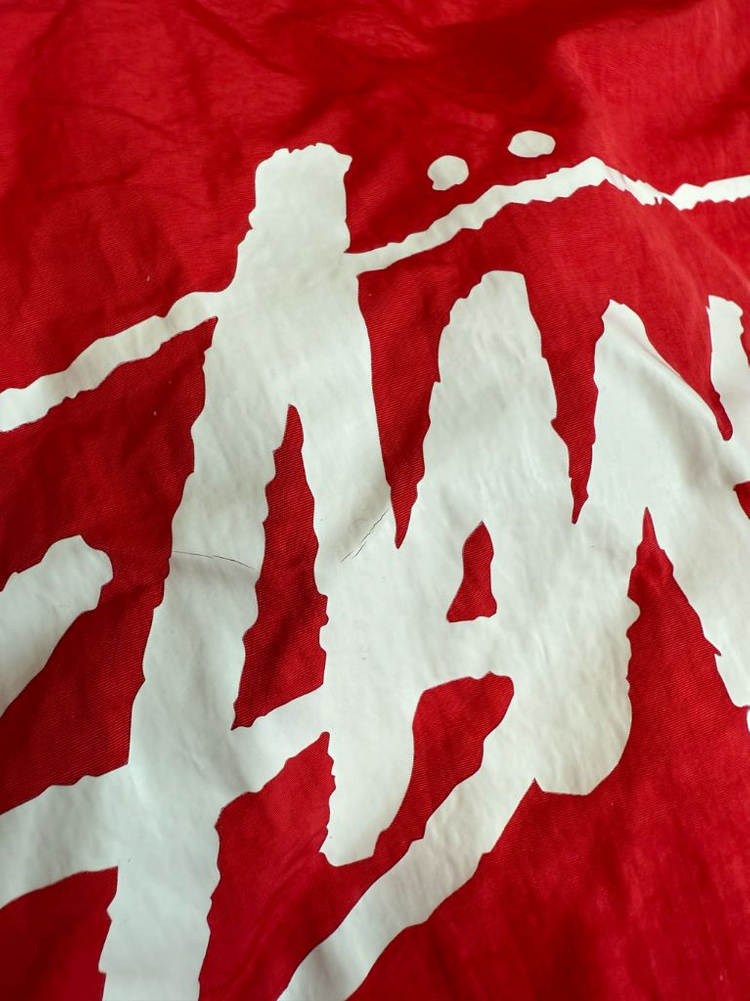 [XL] 나이키 x 스투시 나투시 윈드러너 자켓 하바네로 레드 이미지