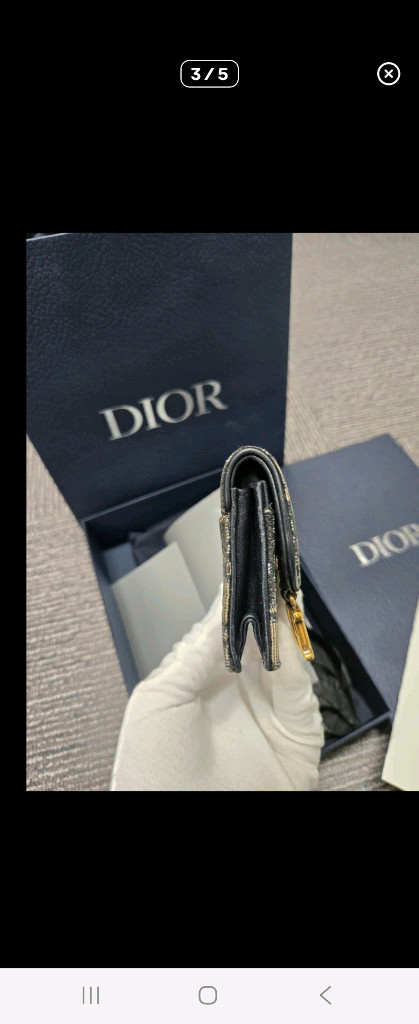 [A급] [정품]디올 오블리크 새들 반지갑 이미지