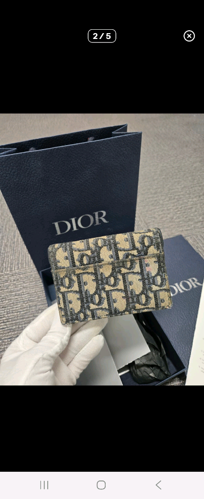 [A급] [정품]디올 오블리크 새들 반지갑 이미지