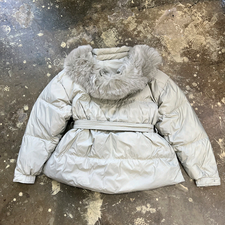 F) THE FRESH 더프레시 벨티드 덕다운패딩--2