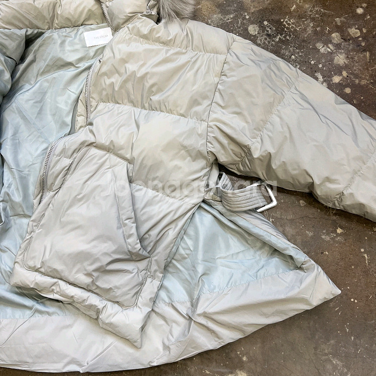 F) THE FRESH 더프레시 벨티드 덕다운패딩--5