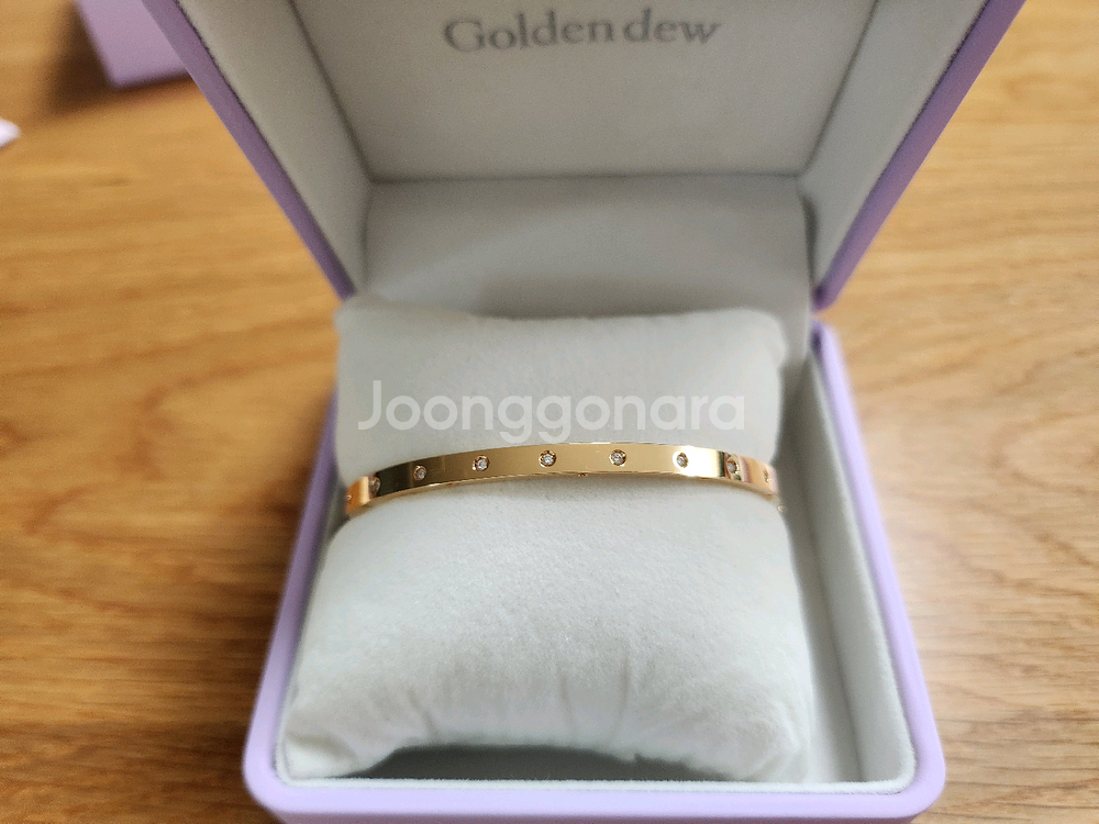 골든듀 리플렉션 뱅글, 팔찌 로즈골드 M--0