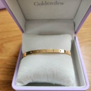 골든듀 리플렉션 뱅글, 팔찌 로즈골드 M