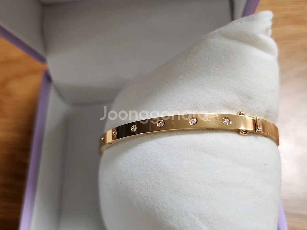 골든듀 리플렉션 뱅글, 팔찌 로즈골드 M--2