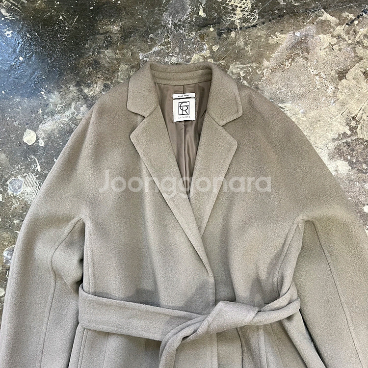 F) 케리에르 핸드메이드 캐시미어 코트--1