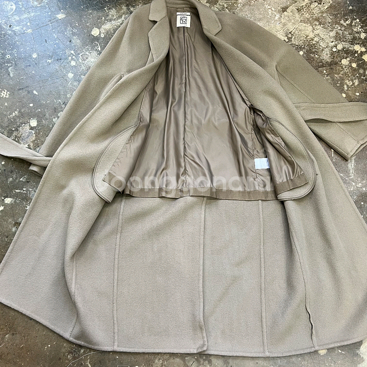 F) 케리에르 핸드메이드 캐시미어 코트--3