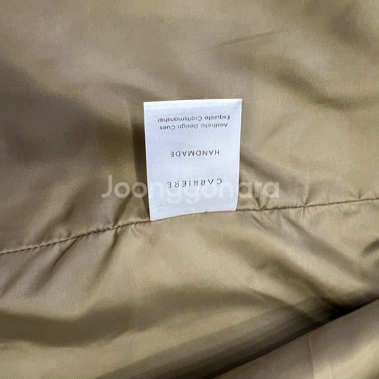 F) 케리에르 핸드메이드 캐시미어 코트--5