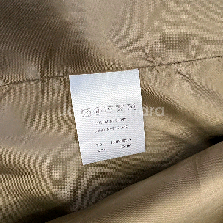 F) 케리에르 핸드메이드 캐시미어 코트--6