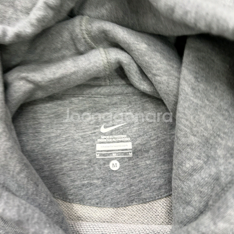 M) 나이키 스몰 스우시로고 후드티 후드티셔츠--3