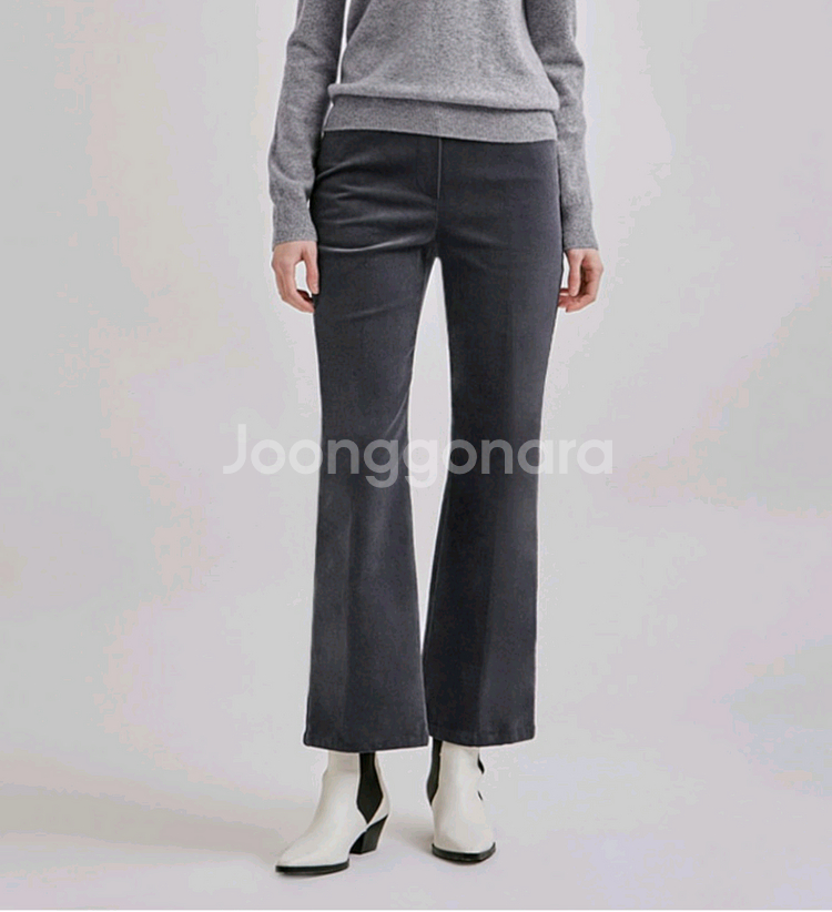 55) 쉬즈미스 부츠컷 코듀로이 팬츠 바지--0