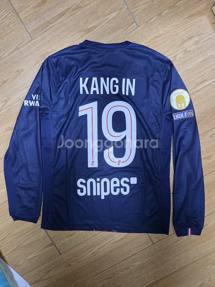 25-26시즌 PSG 이강인 축구 유니폼 축구복 상하의세트 새상품 판매(사이즈 100)--3