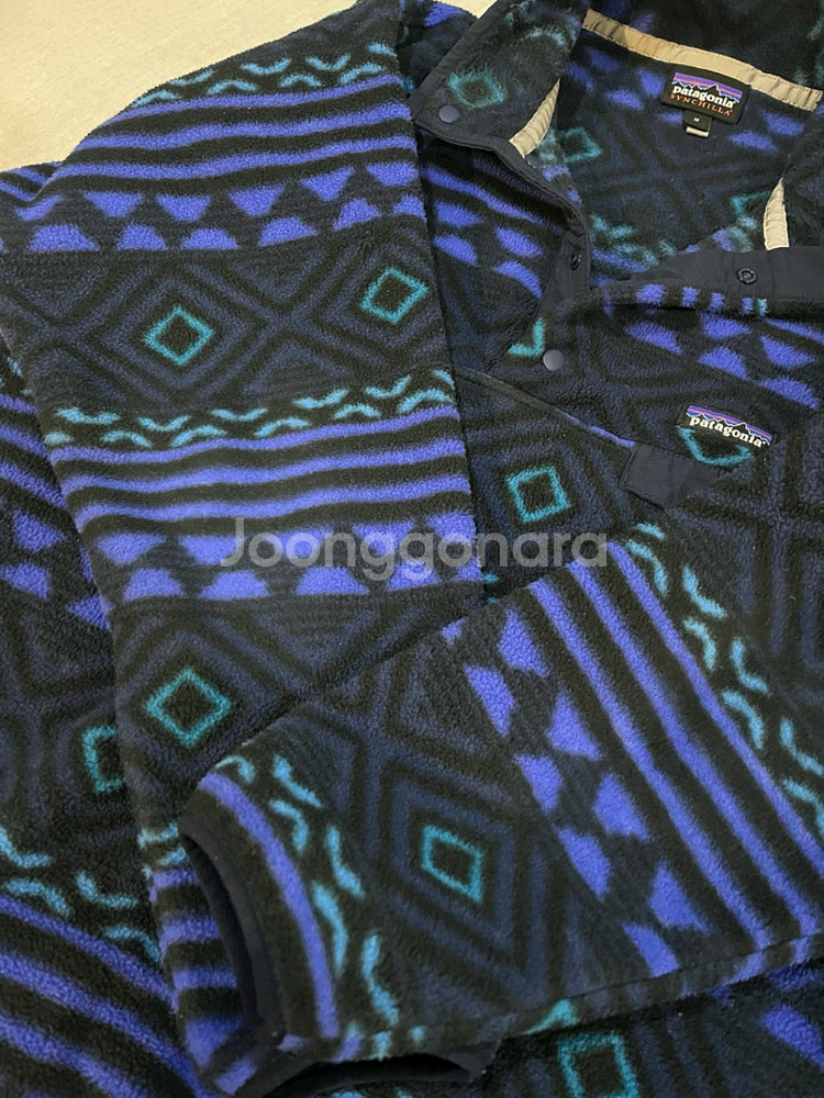 파타고니아 아즈텍 패턴 헤비웨이트 신칠라 16년 민트급 맨-m--2