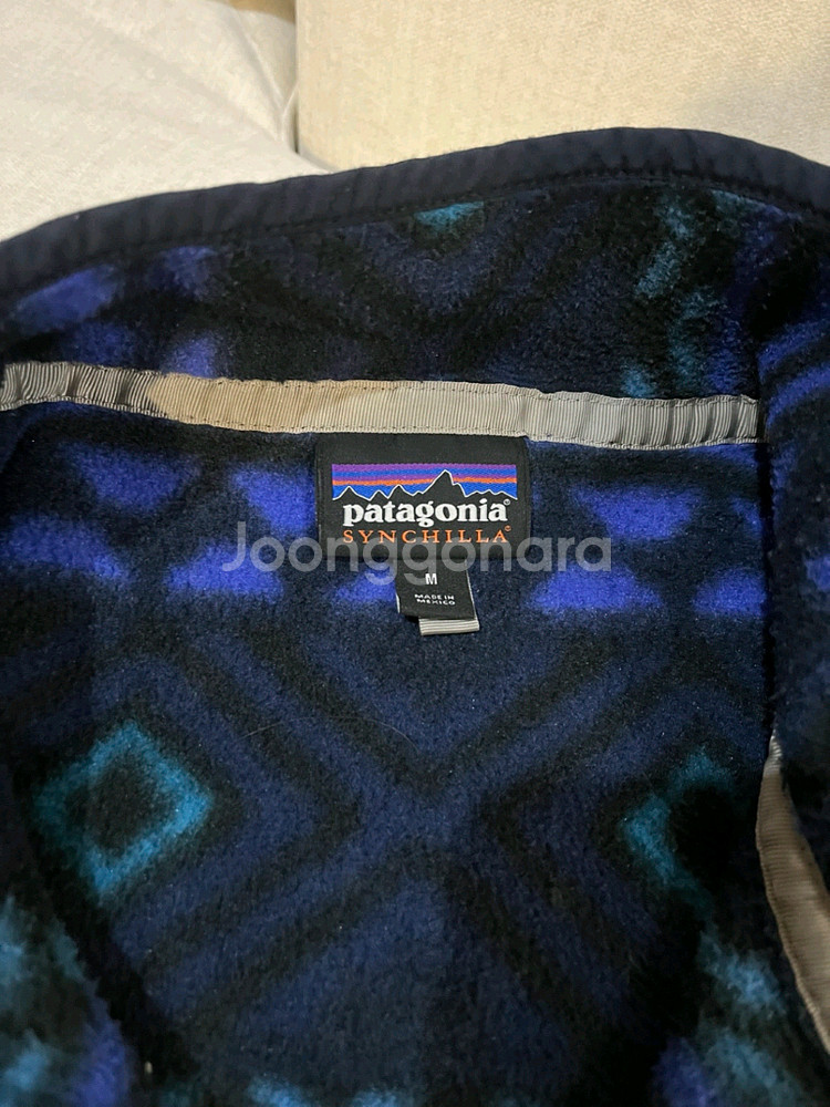 파타고니아 아즈텍 패턴 헤비웨이트 신칠라 16년 민트급 맨-m--5